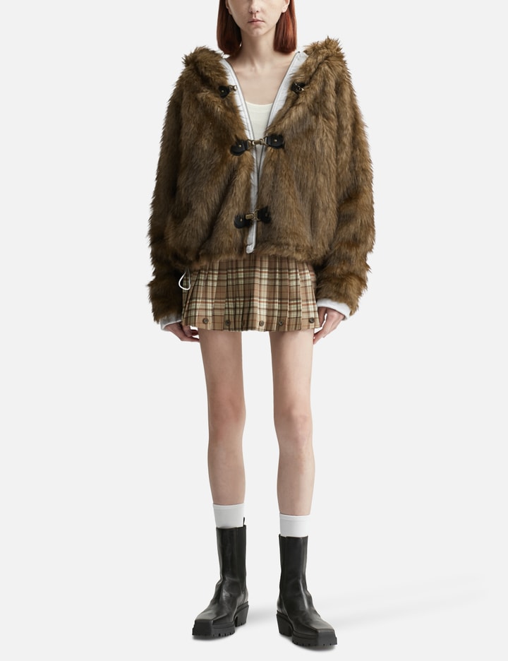 Haze Twotone Pleated Skirt