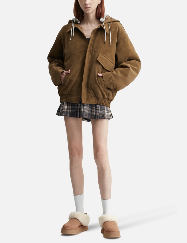 Haze Twotone Pleated Skirt