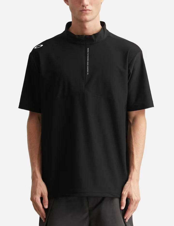 Skull Hybrid Zip Pullover Shirt