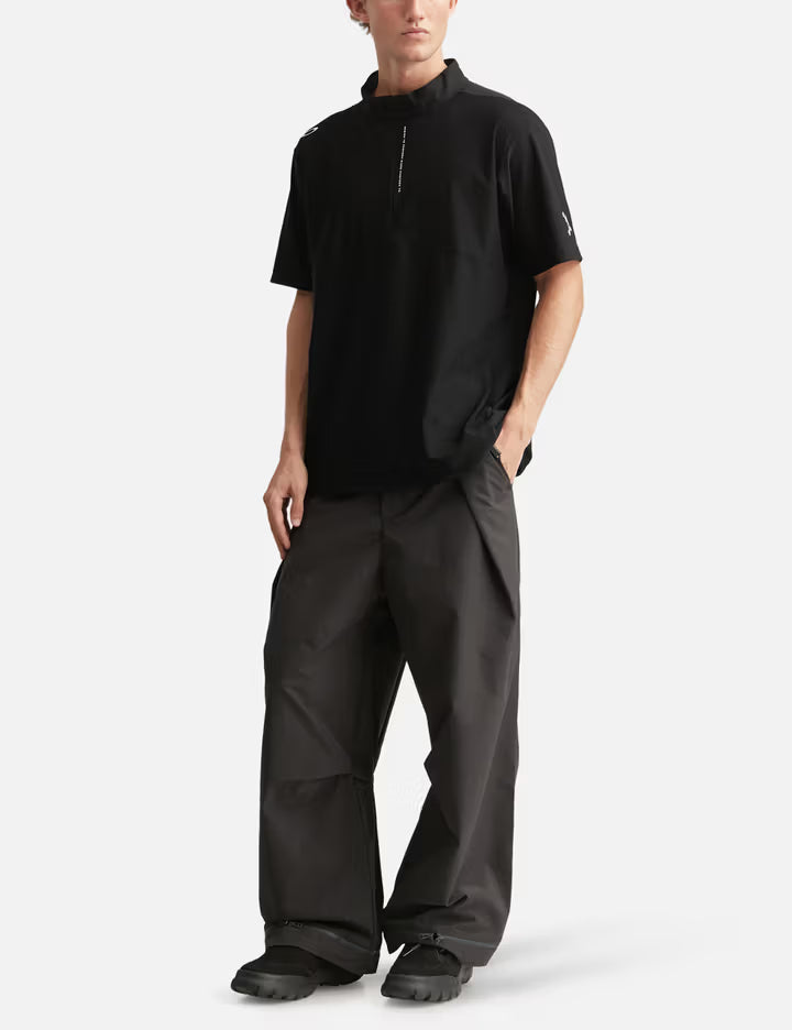 Skull Hybrid Zip Pullover Shirt
