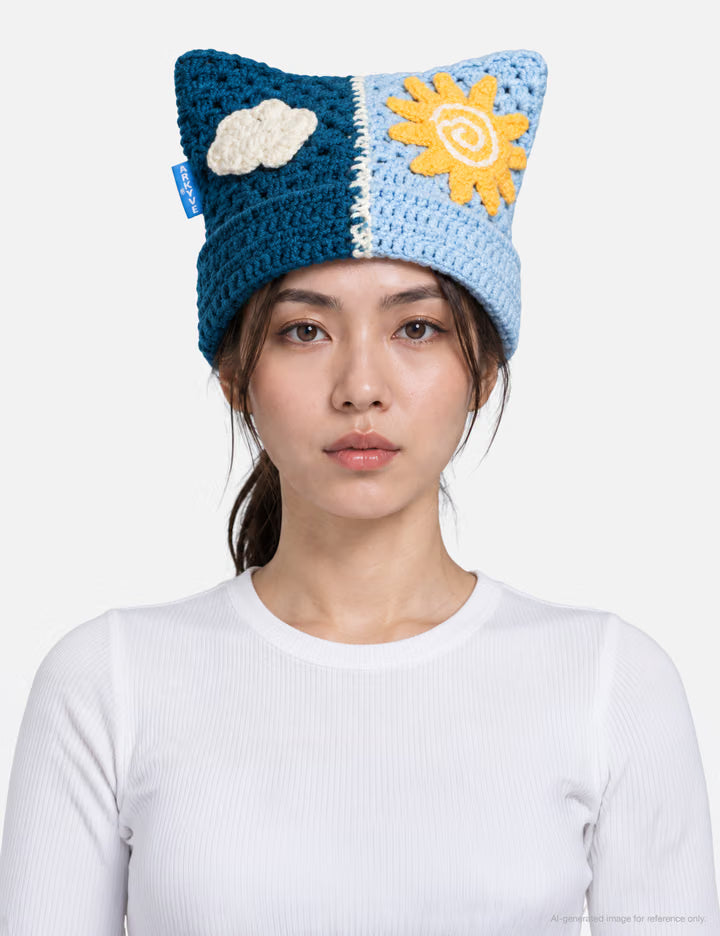 Skyline Crochet Cat Hat