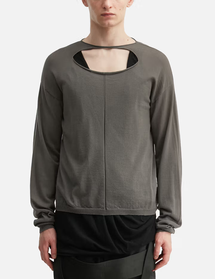 Slashed Pull Sweater
