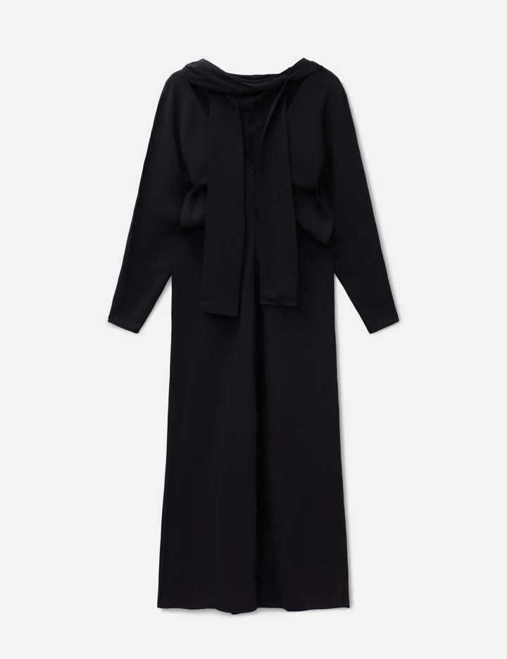 Slouch Waist Scarf Dress