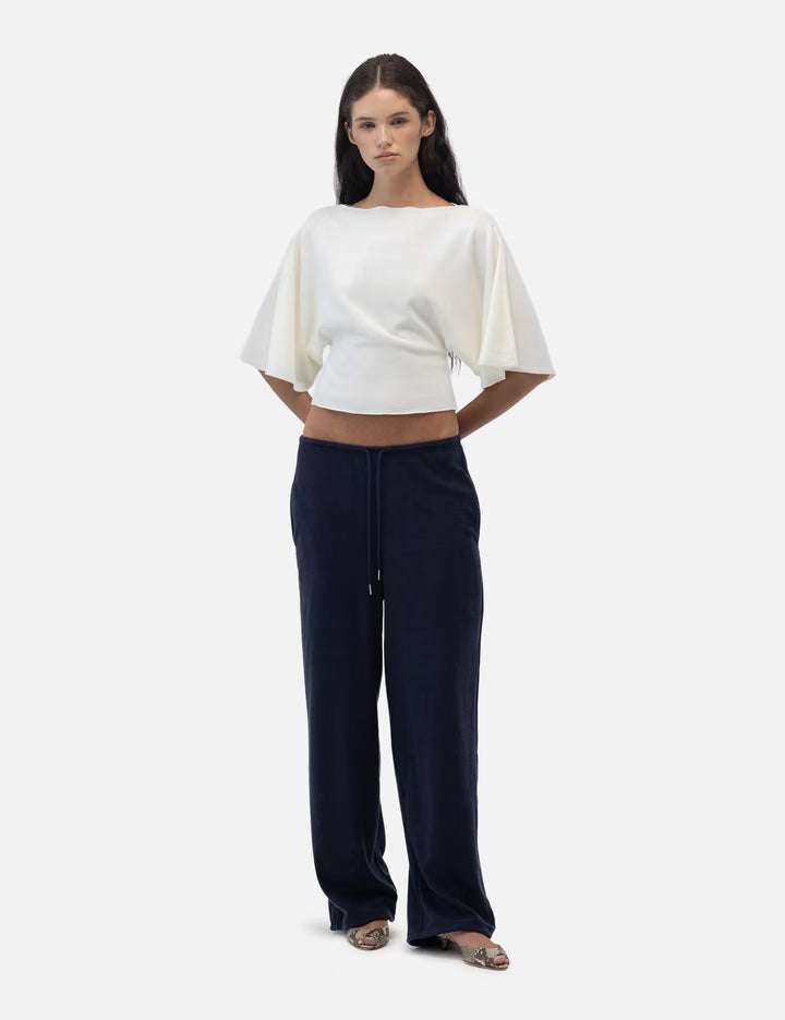 Snug Terry String Pants