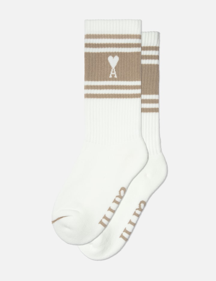 Ami de Coeur Striped Socks