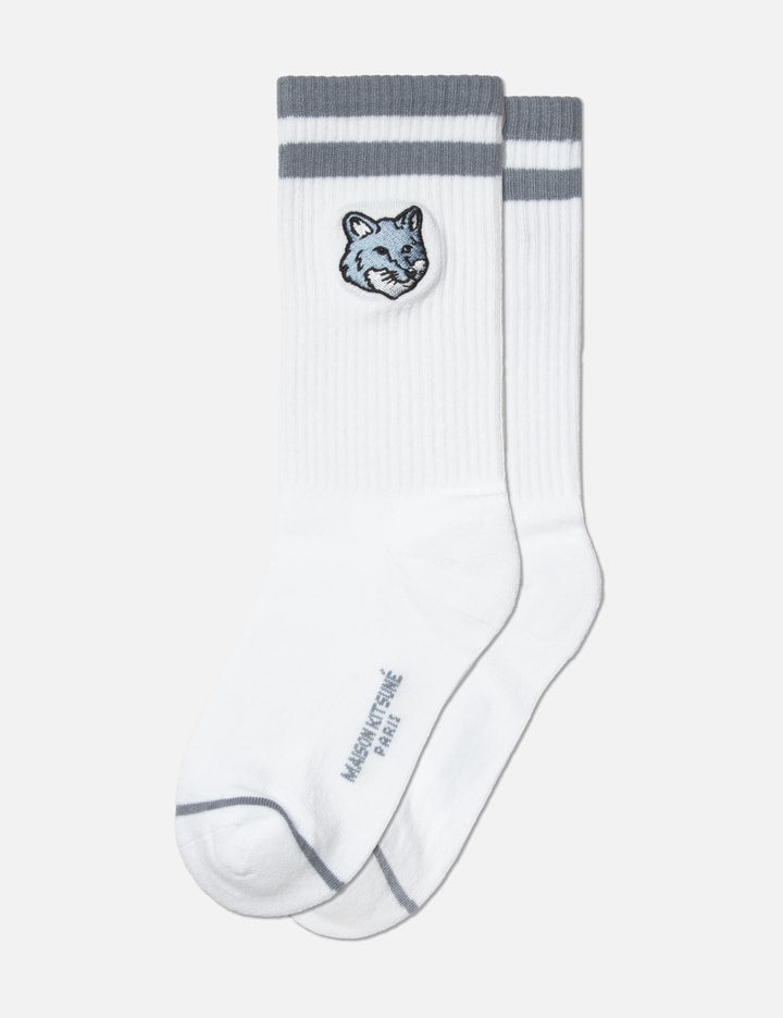 Bold Fox Head Sporty Socks