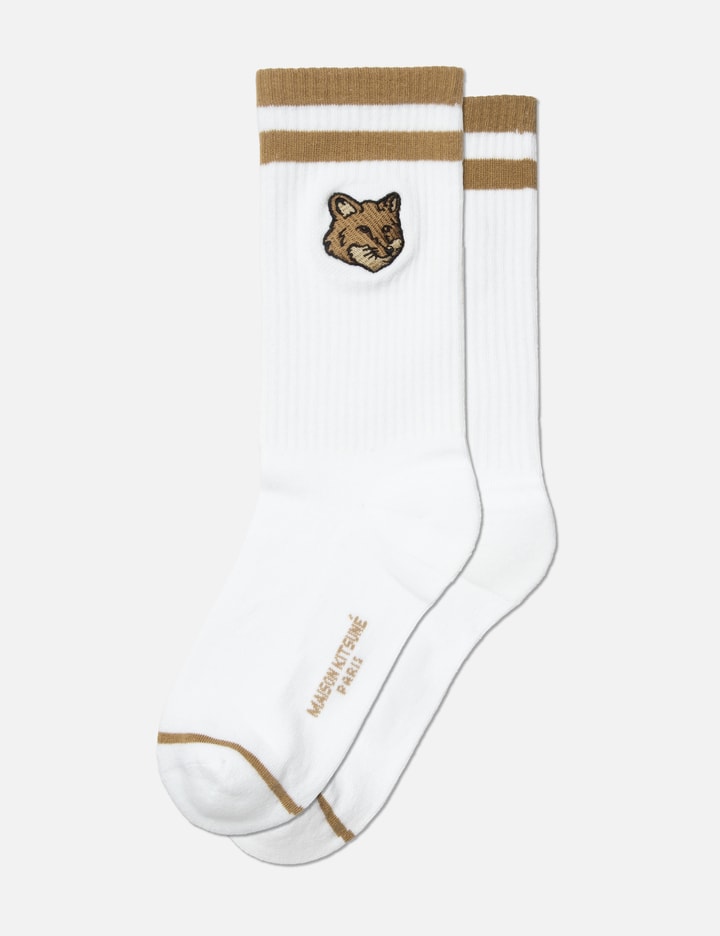 Bold Fox Head Sporty Socks