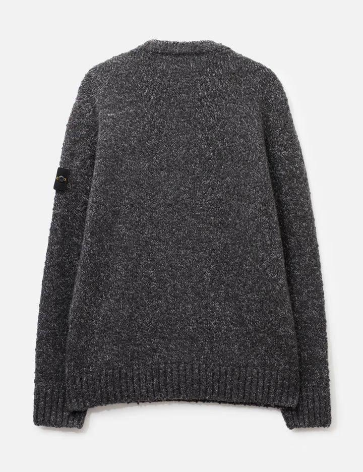 Speckled Wool Nylon Crewneck Jumper