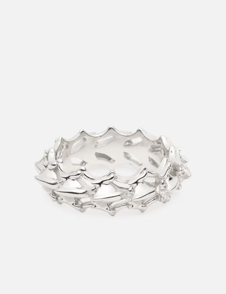 Spinebone W/ Crystal Ring