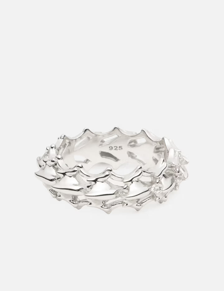 Spinebone W/ Crystal Ring