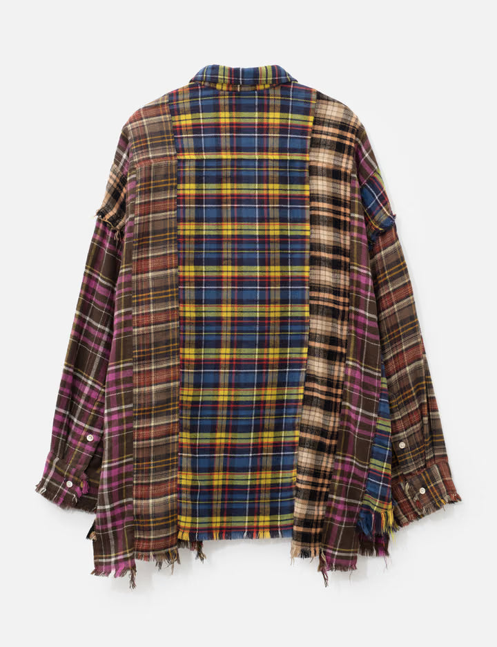 Spliced Drop Neck Shirt