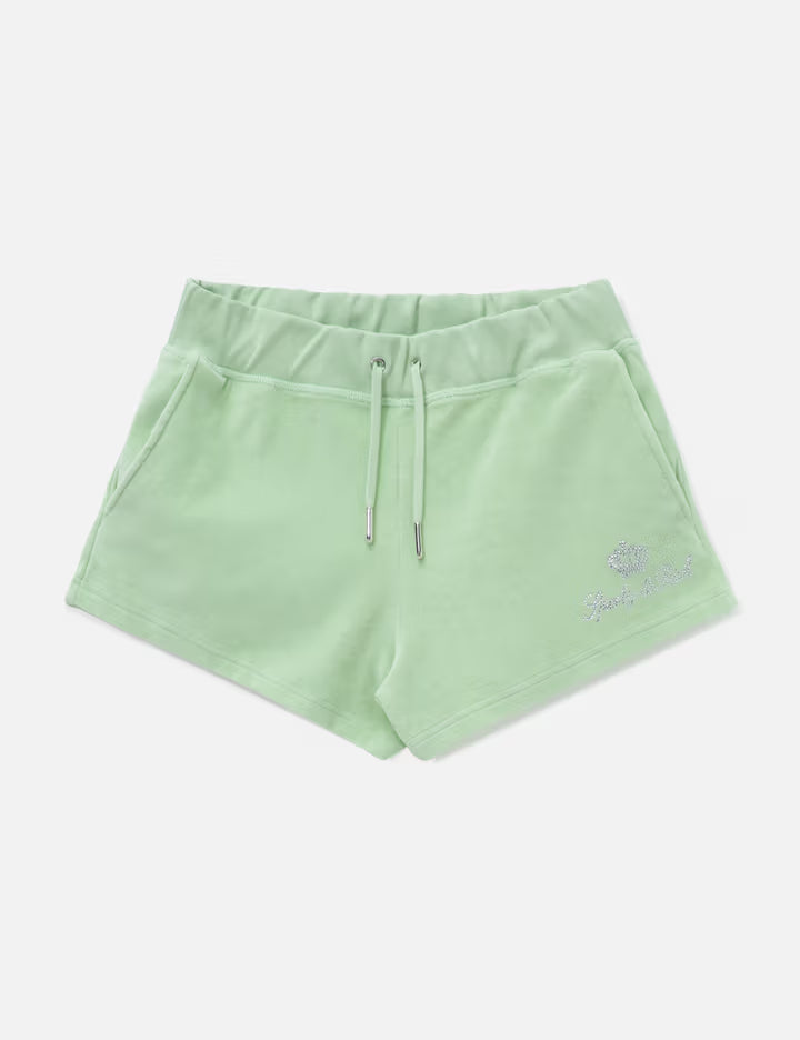 Sporty & Rich X Juicy Couture Script Velour Short