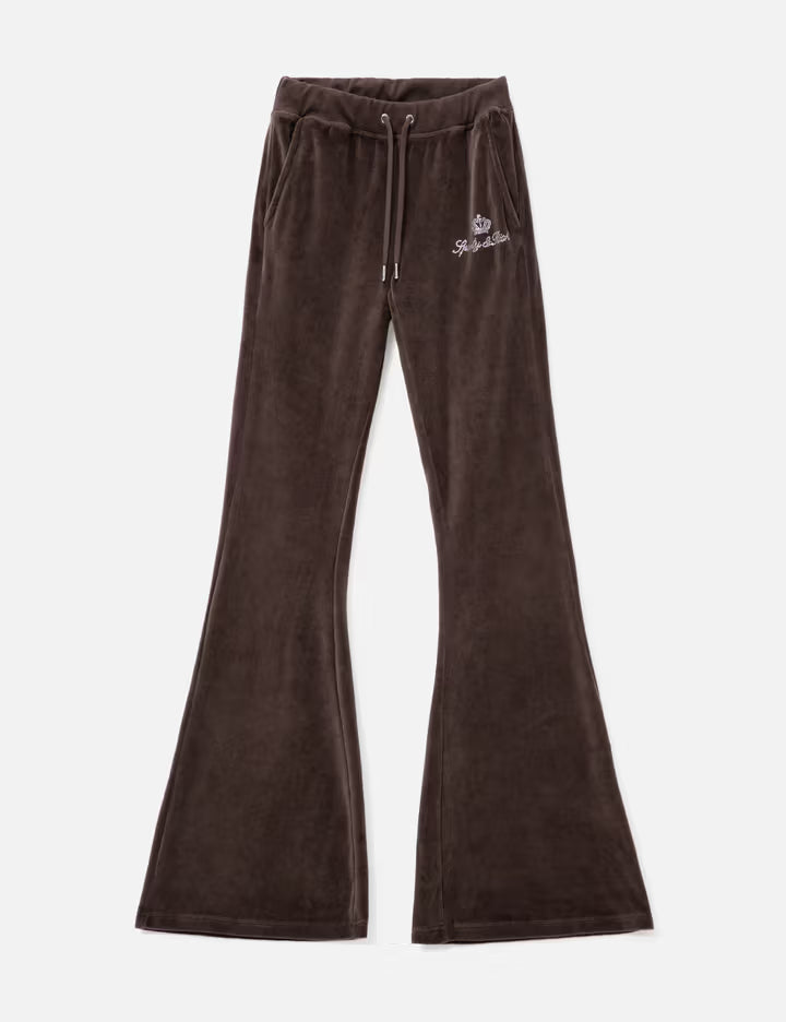 Sporty & Rich X Juicy Couture Script Velour Sweatpant