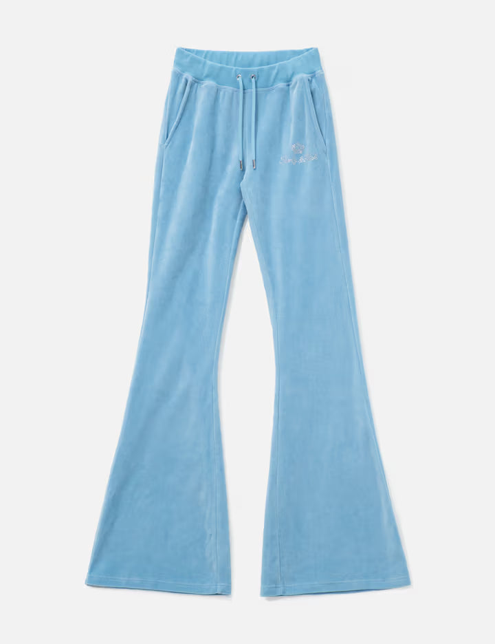 Sporty & Rich X Juicy Couture Script Velour Sweatpant