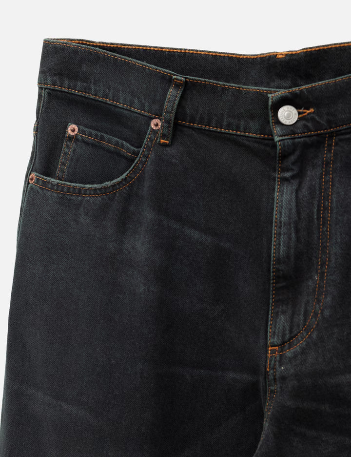 Straight-Leg Denim Jeans
