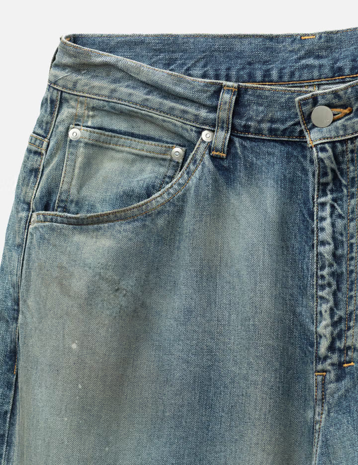 Straight Wide Denim Pants