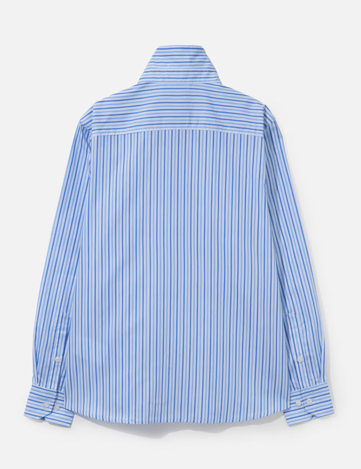 Striped Face Button Up Shirt