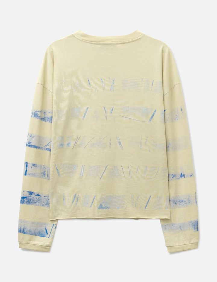 Striped Keith Richards Portrait Long Sleeves