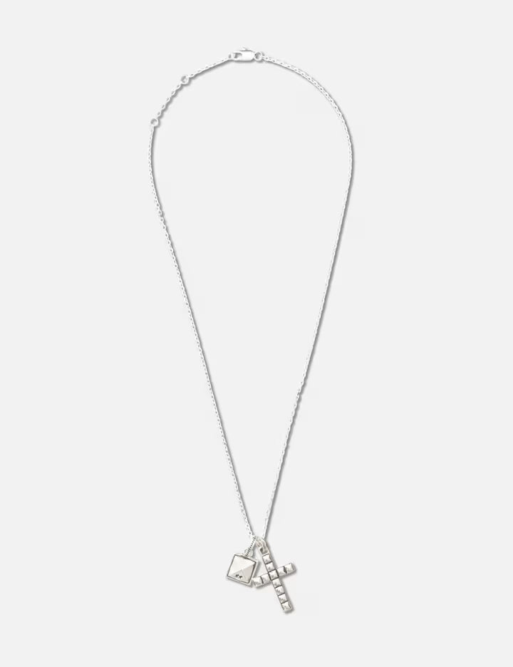 Studded Cross Necklace