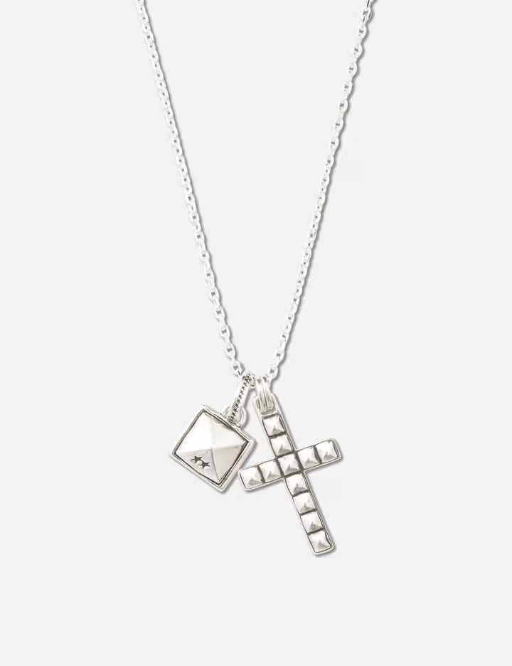 Studded Cross Necklace