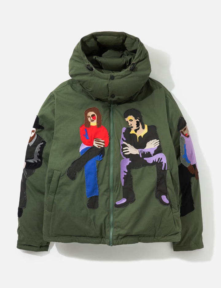 Subway Car Patchwork Puffer