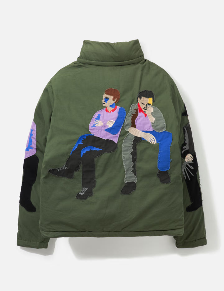 Subway Car Patchwork Puffer