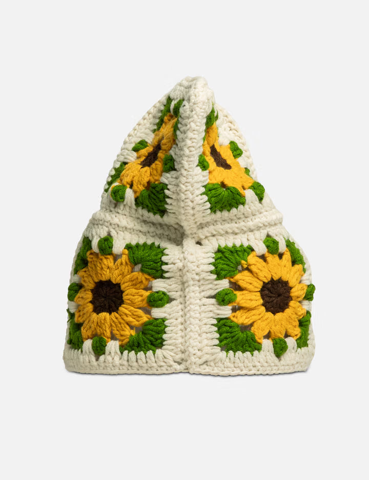 Sunflower V2 Crochet Cat Hat
