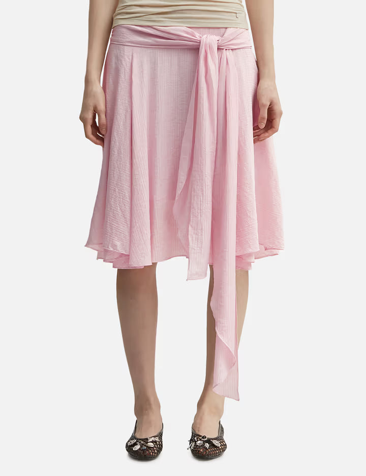 Sunset Drape Midi Skirt