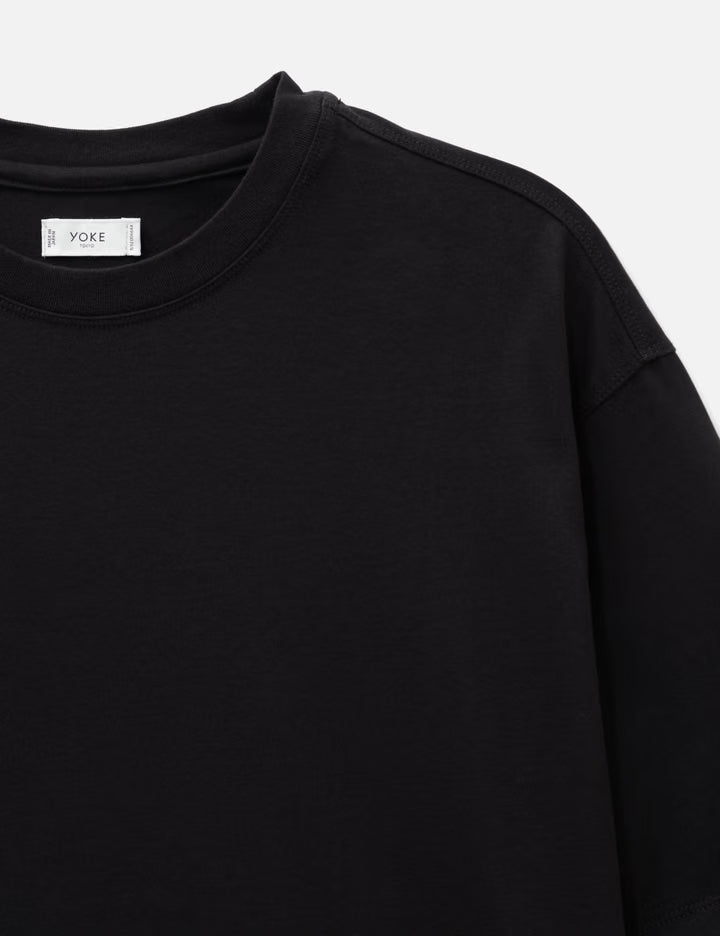 Suvin Cotton YOKE T-Shirt