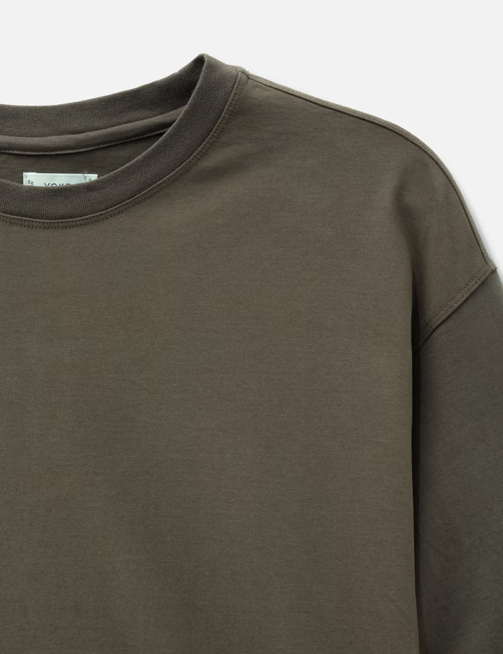 Suvin Cotton YOKE T-Shirt