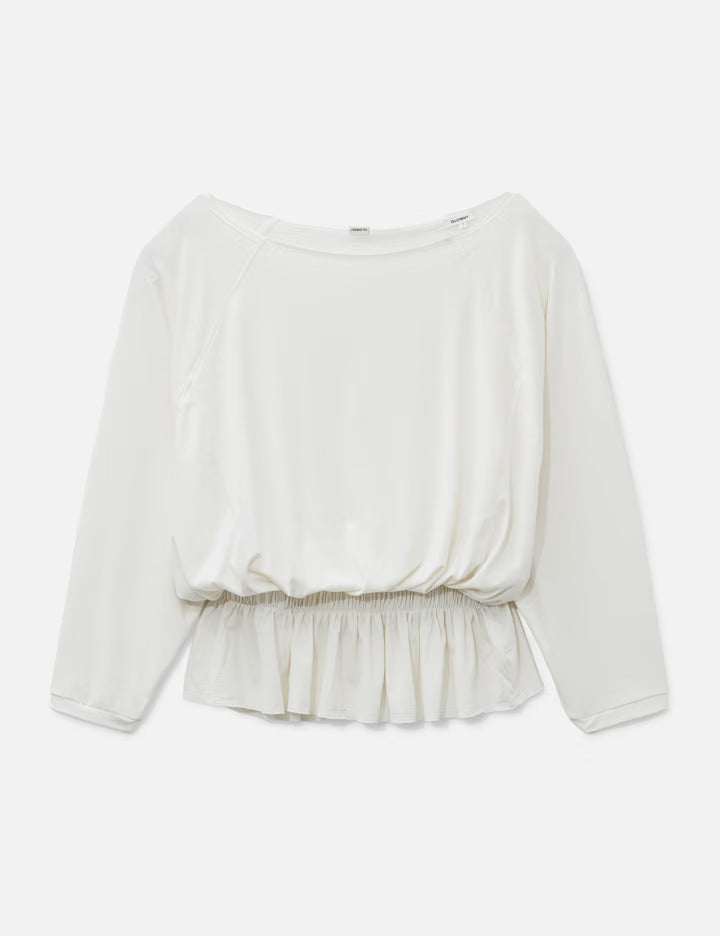 Sway Shirring Long Sleeve
