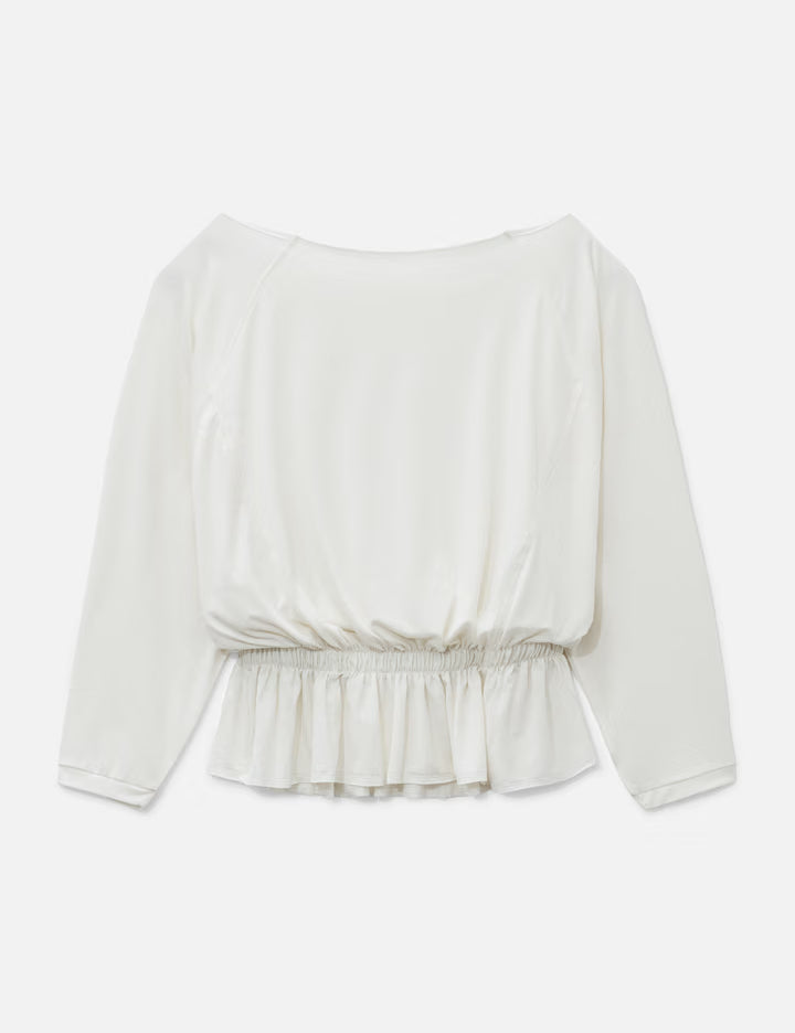 Sway Shirring Long Sleeve