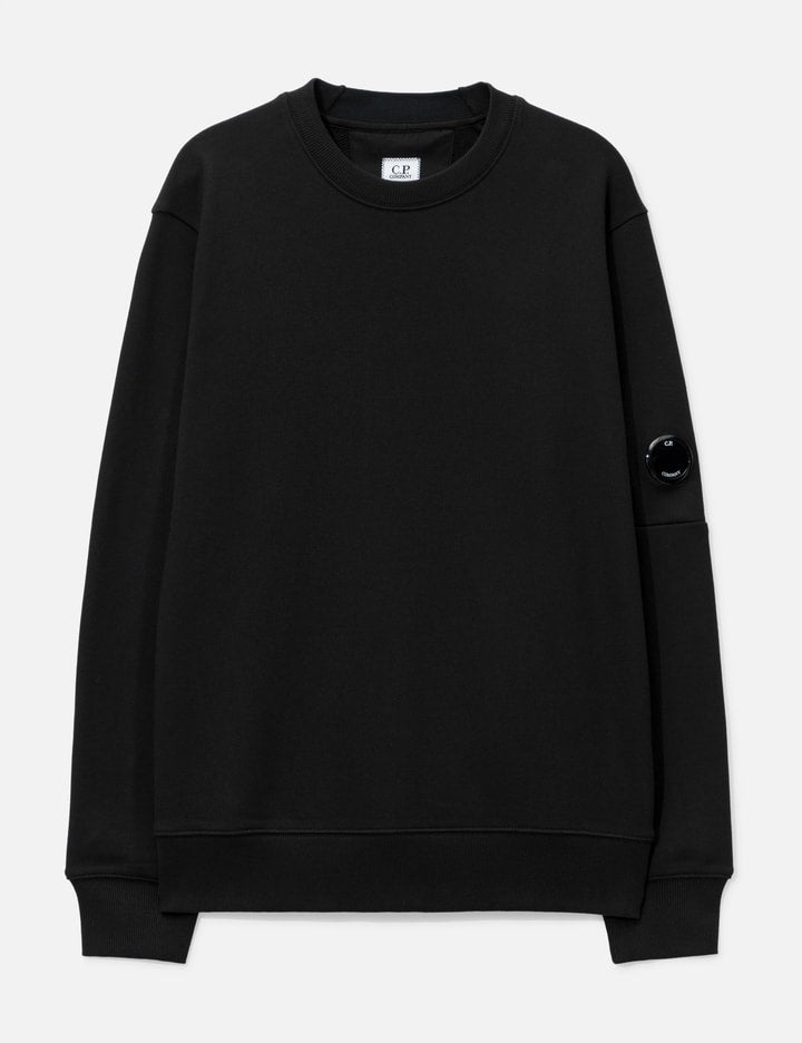 Cotton Diagonal Fleece Crewneck Sweatshirt