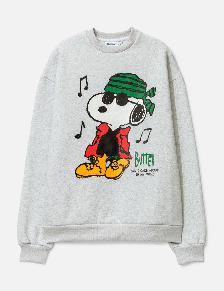 Butter Goods x Peanuts Music Crewneck