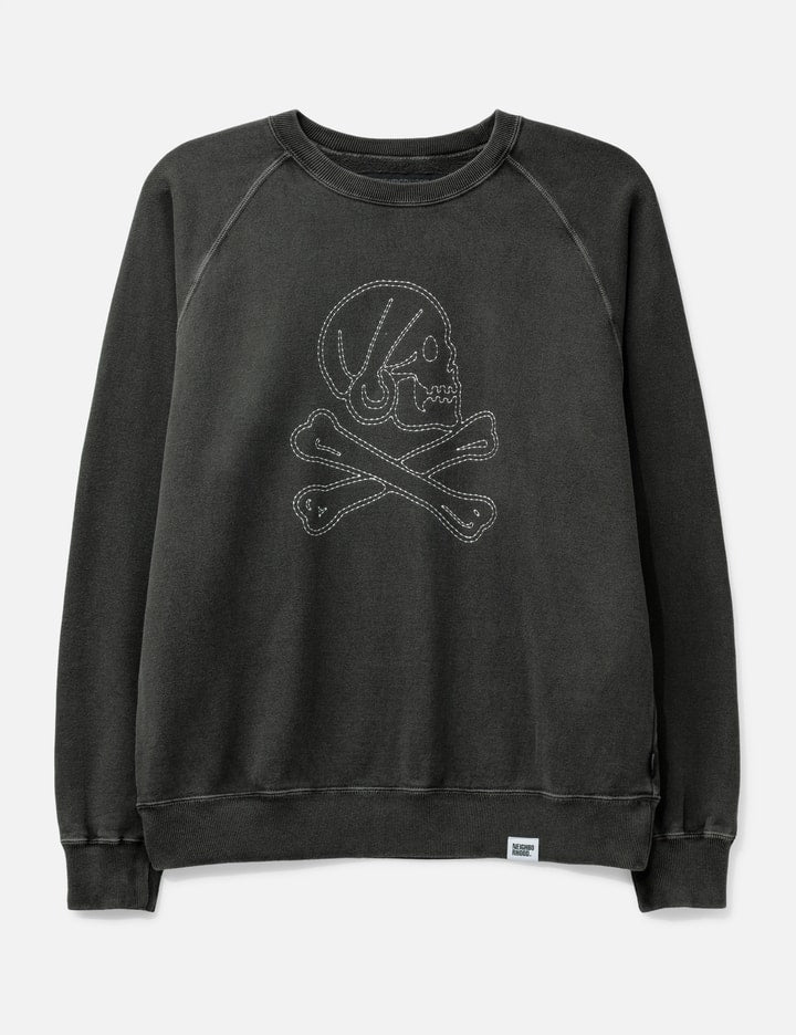 Pigment Dyed Sweat Shirt Long Sleeve