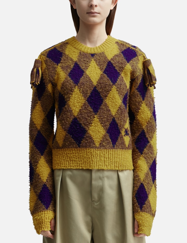 Argyle Wool Sweater