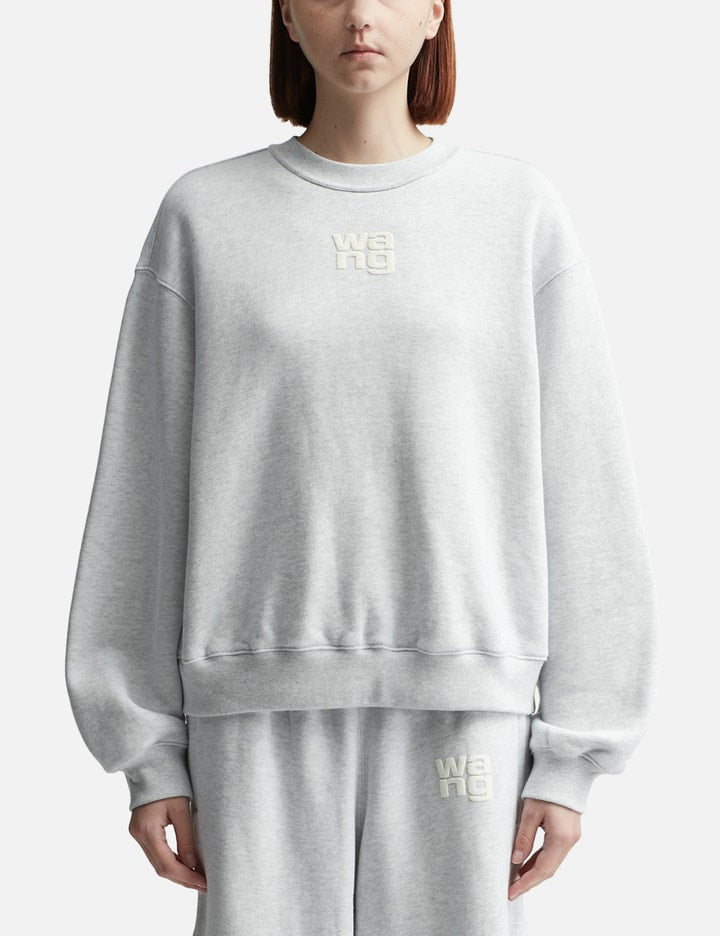 Puff Logo Essential Terry Crew Sweatshirt