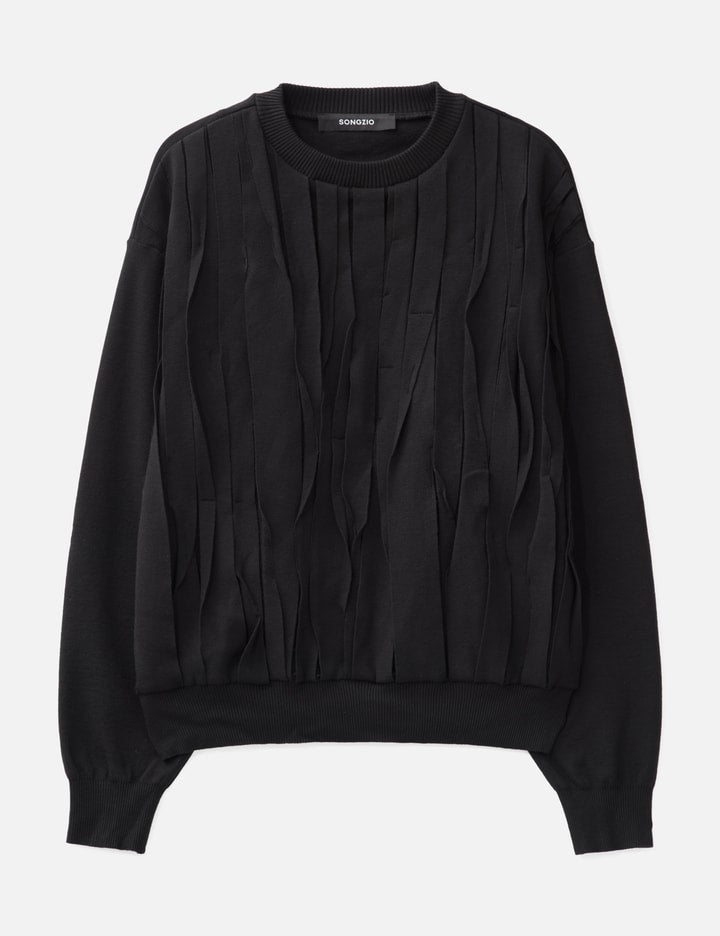 Asymmetric Pleats Sweater