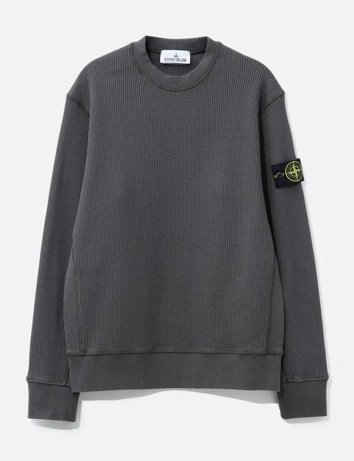 Organic Cotton Waffle Fleece sweatshirt