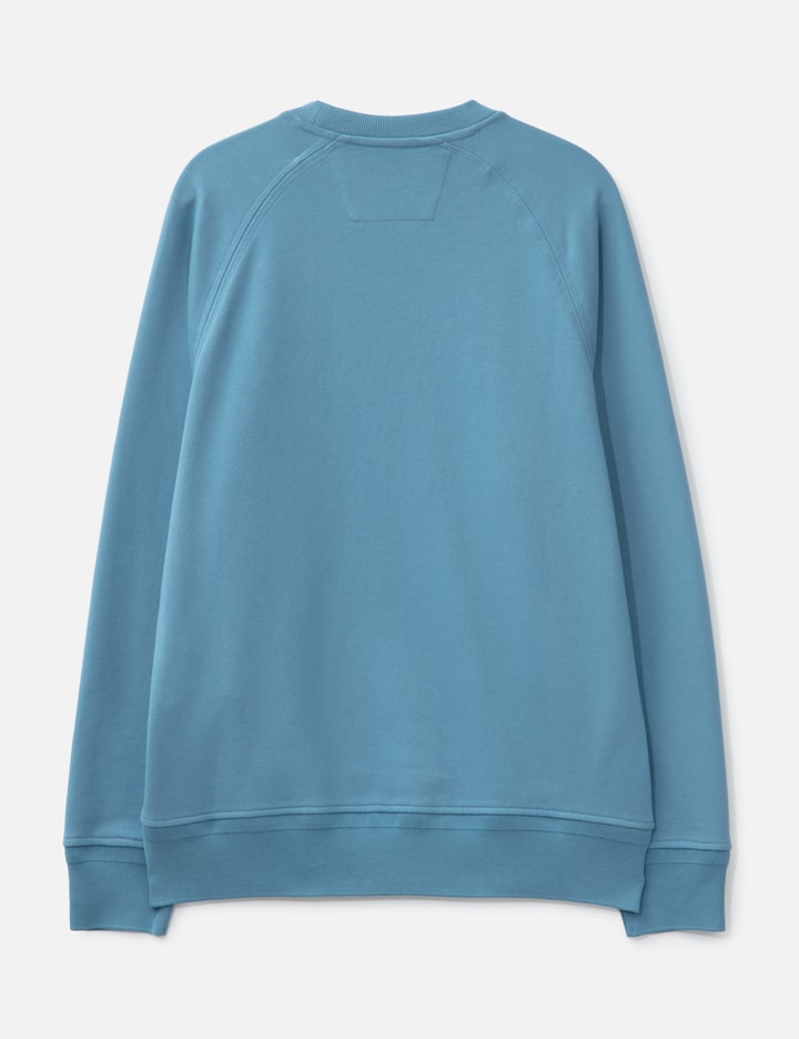 Diagonal Raised Fleece Crewneck Logo Sweatshirt