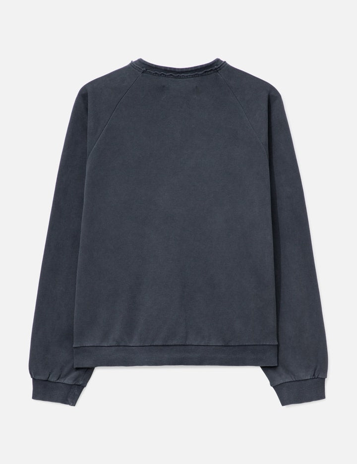 Garment Dyed Zip Sweatshirt