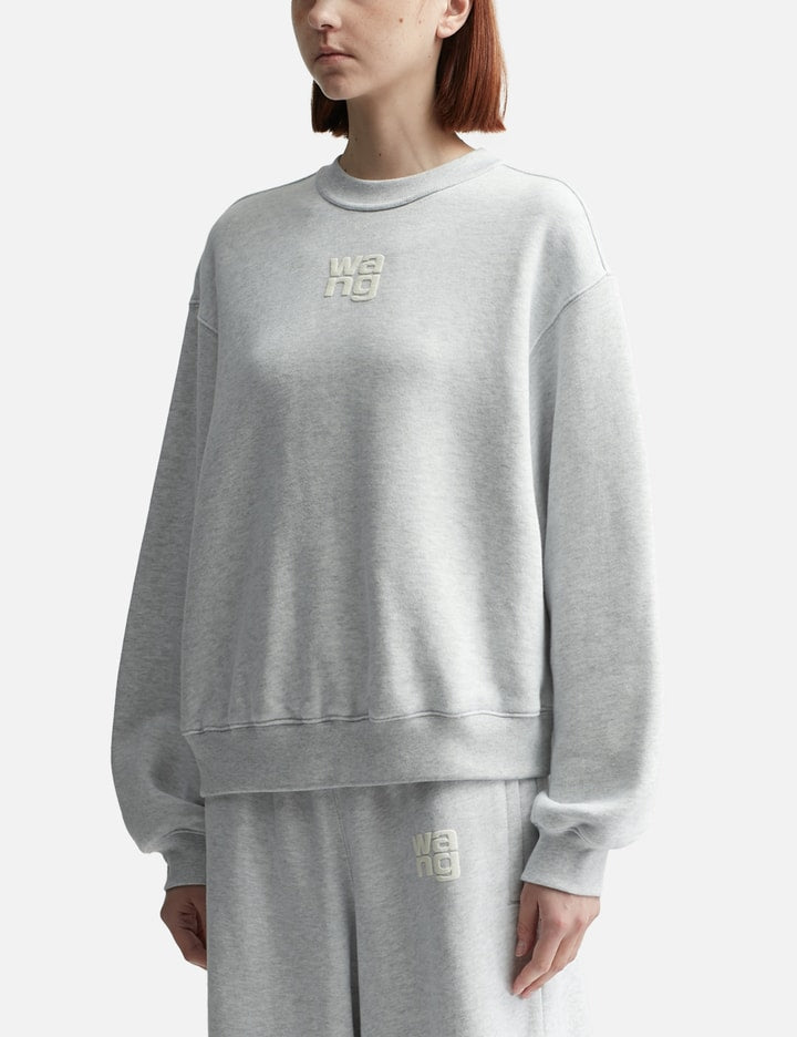 Puff Logo Essential Terry Crew Sweatshirt