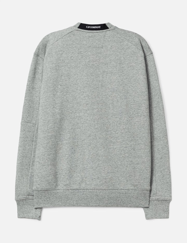 Diagonal Raised Fleece Crewneck Lens Sweatshirt