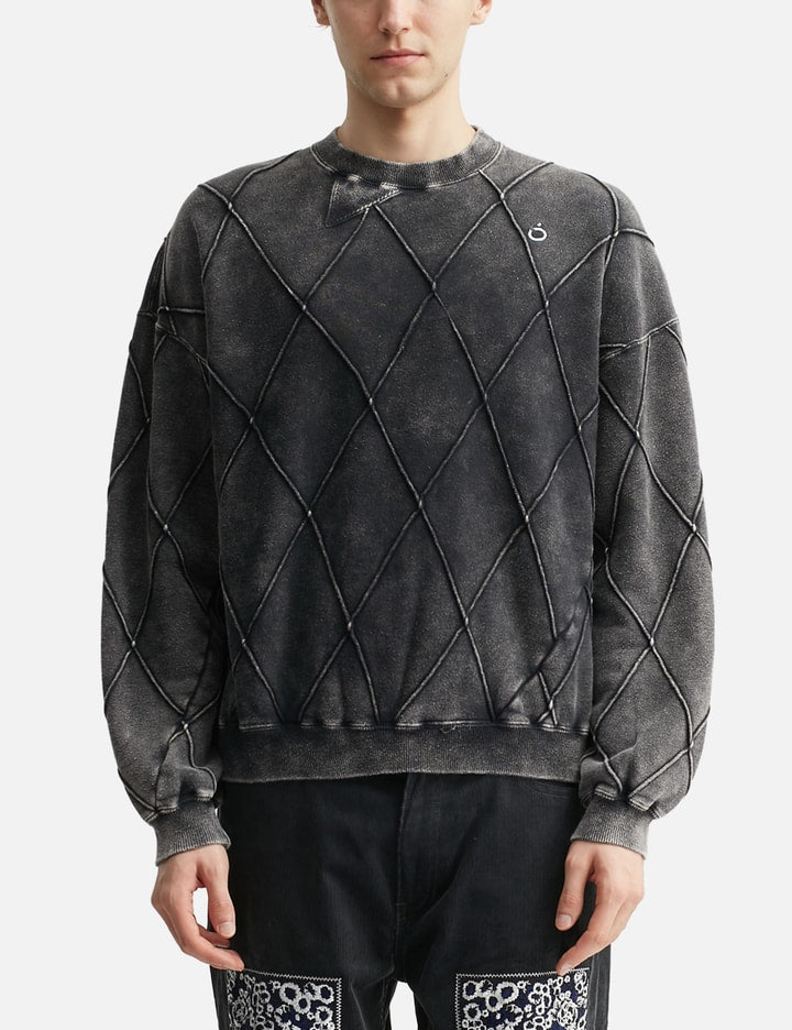 Hand Dye Diamond Twist Sweat