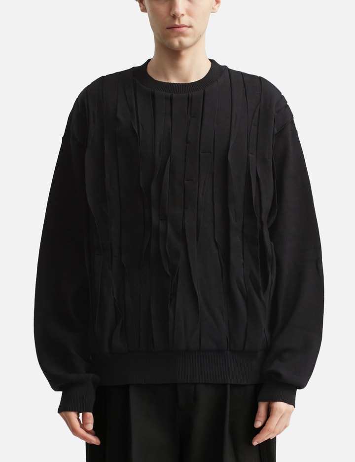 Asymmetric Pleats Sweater