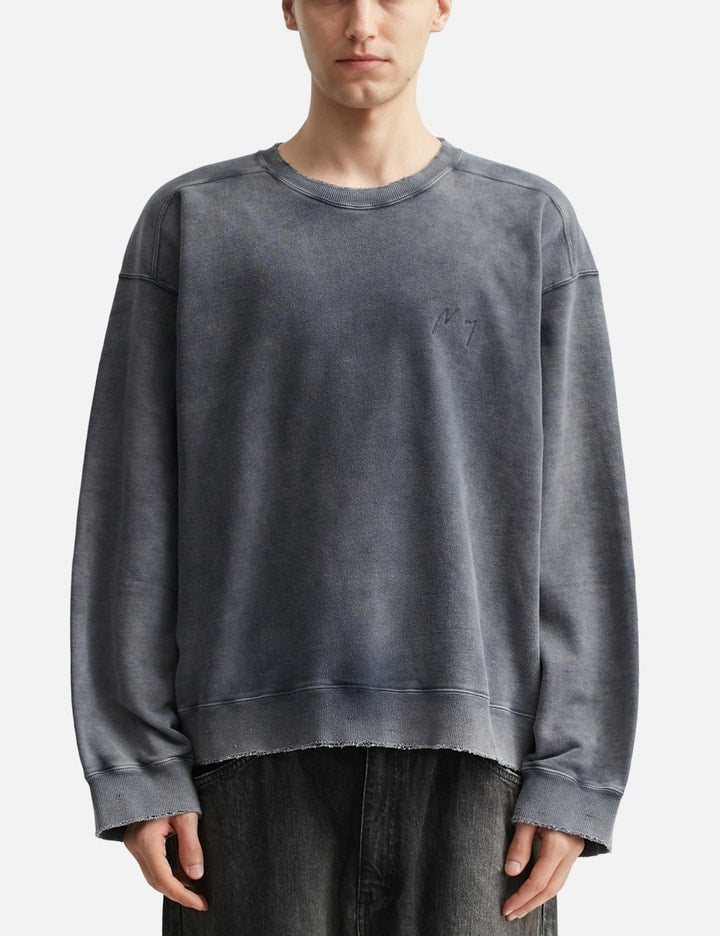 Embroidery Dyed Long sleeve T-shirt