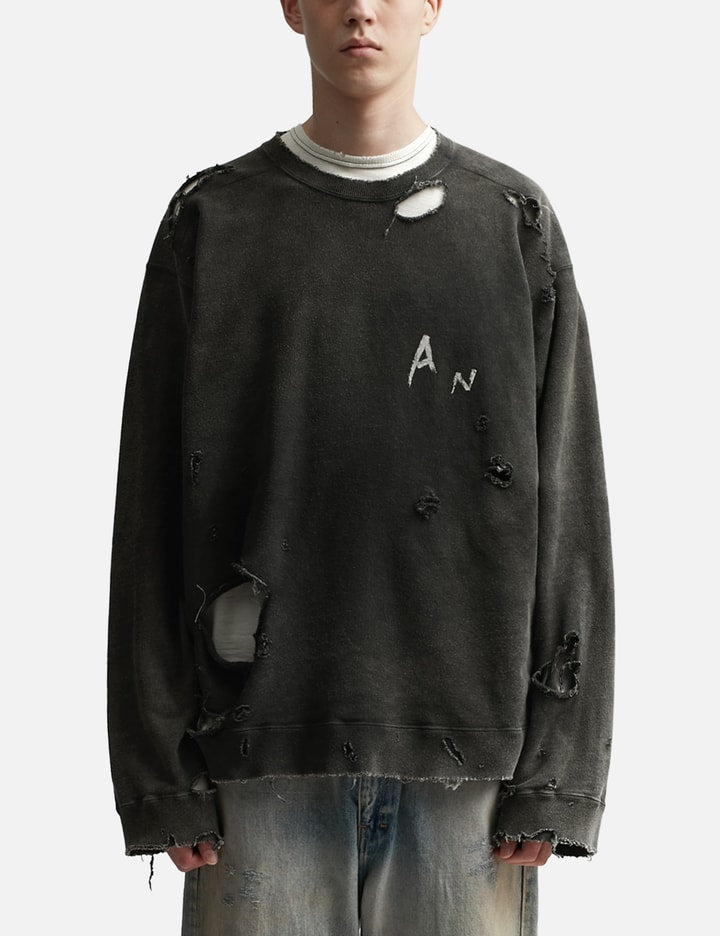 Crash Uneven Over Sweatshirt