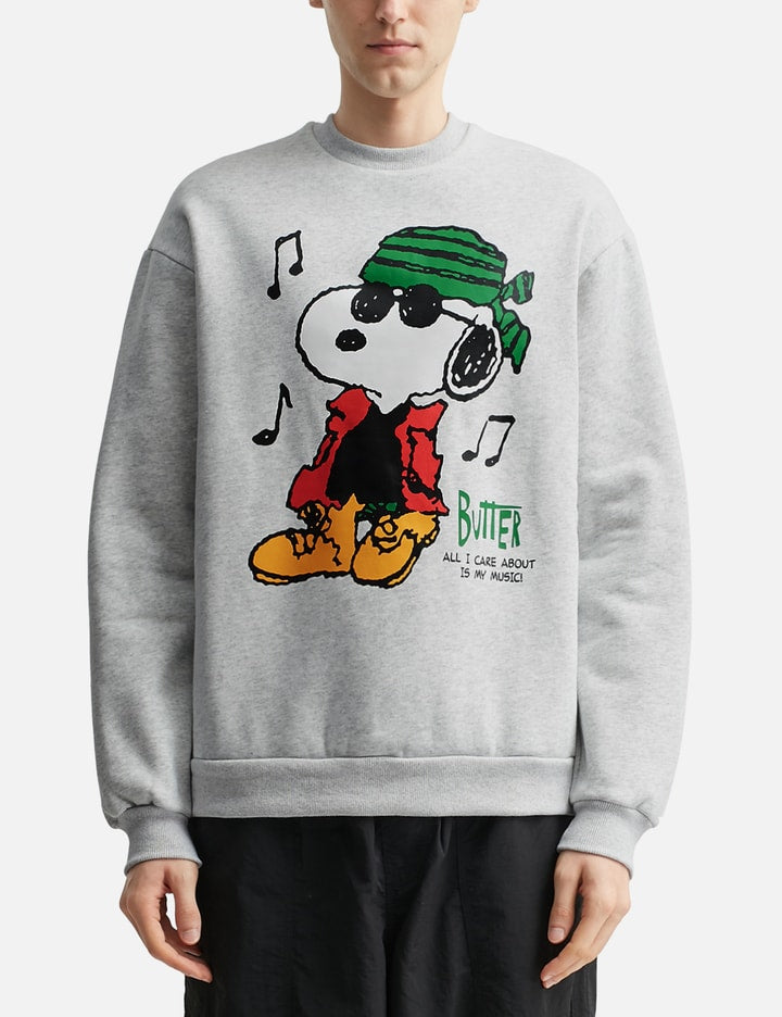 Butter Goods x Peanuts Music Crewneck