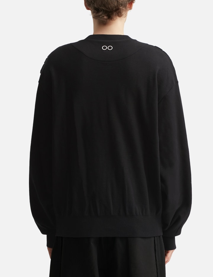 Asymmetric Pleats Sweater