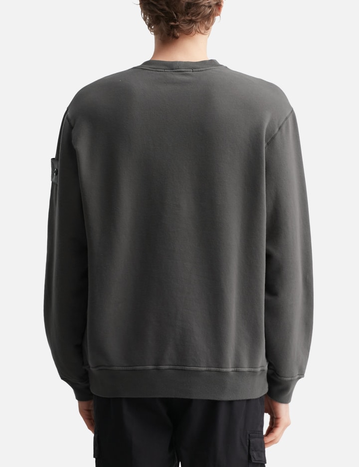 Stretch Cotton Fleece Crewneck